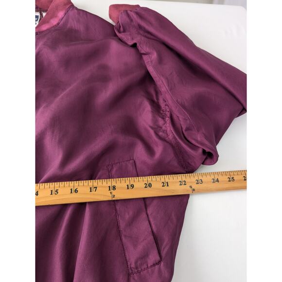 Vintage 90s Y2K Details Express 2-Piece Silk Track Suite Jacket Joggers Size L - Picture 13 of 16